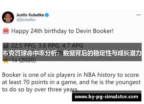 布克罚球命中率分析：数据背后的稳定性与成长潜力